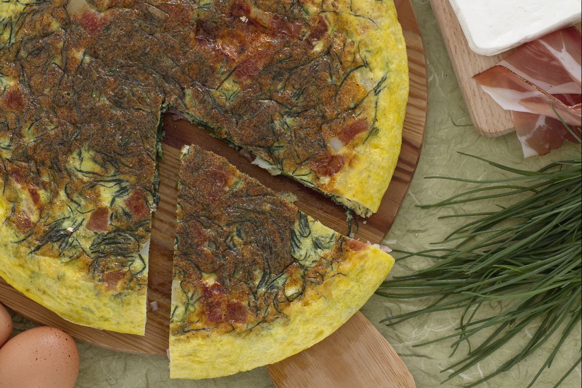 Omelett mit Mönchsbart