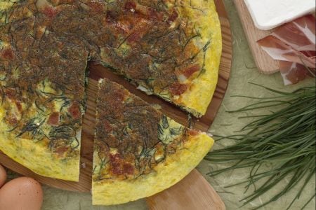 Omelett mit Mönchsbart