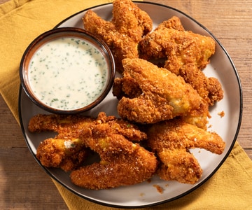 Frittierte Hähnchenflügel