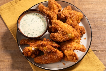 Frittierte Hähnchenflügel