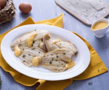 Scholle mit Holländischer Sauce