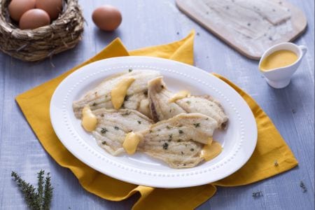 Scholle mit Holländischer Sauce