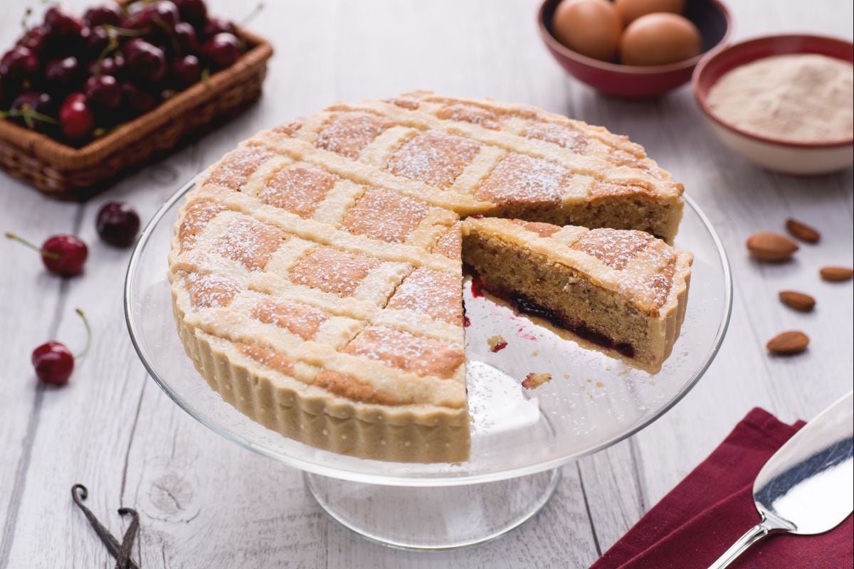 Dinkel- und Kirschkuchen