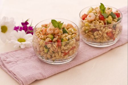 Duftender Weizen mit Minze