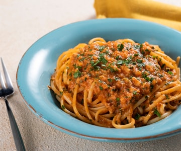 Linguine mit Seeteufelragout