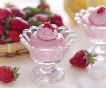 Erdbeermousse
