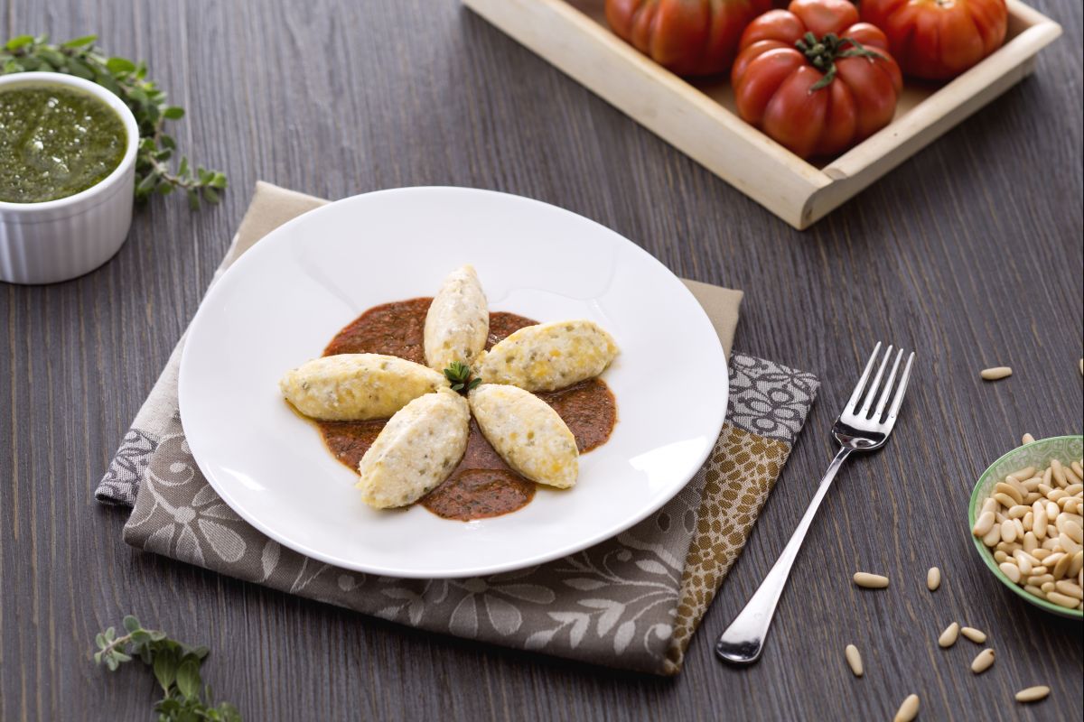 Ricotta-Gnocchi mit drei Aromen