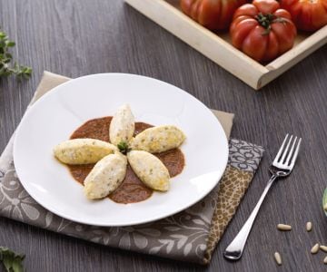 Ricotta-Gnocchi mit drei Aromen