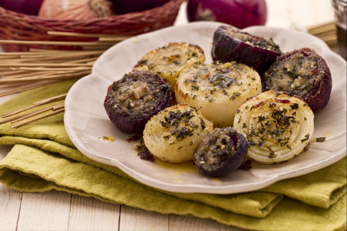 Gebackene Zwiebeln