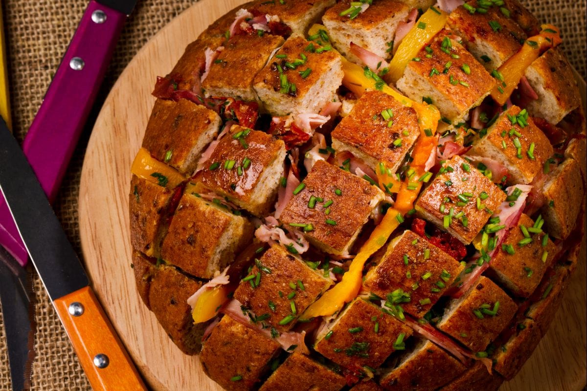Gefülltes Brot