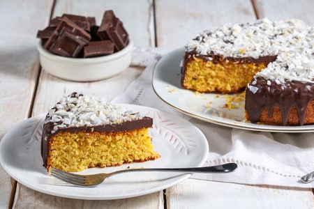 Kokos-Schokoladenkuchen