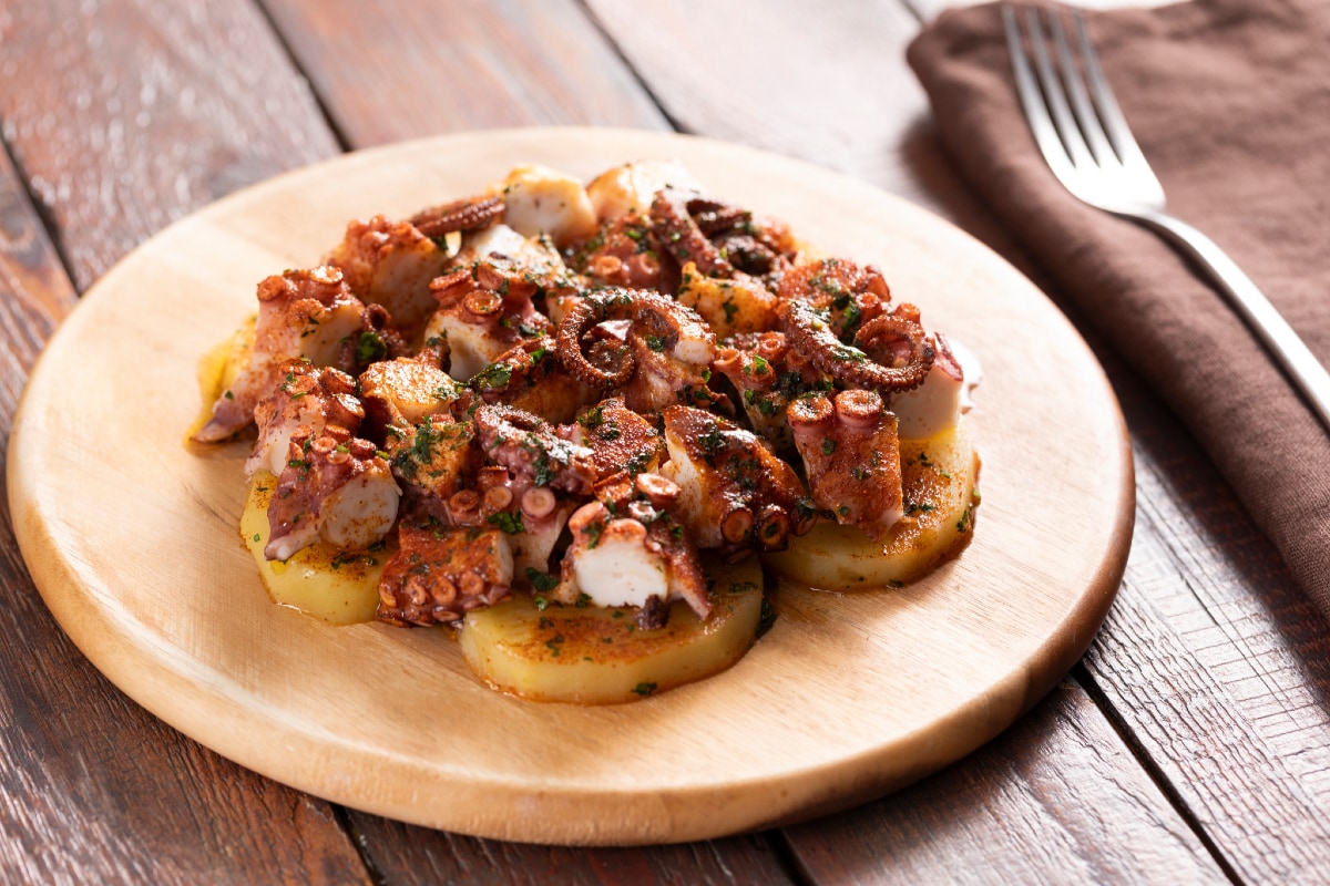 Galizischer Oktopus (Pulpo a la Gallega)