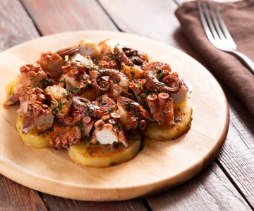 Galizischer Oktopus (Pulpo a la Gallega)