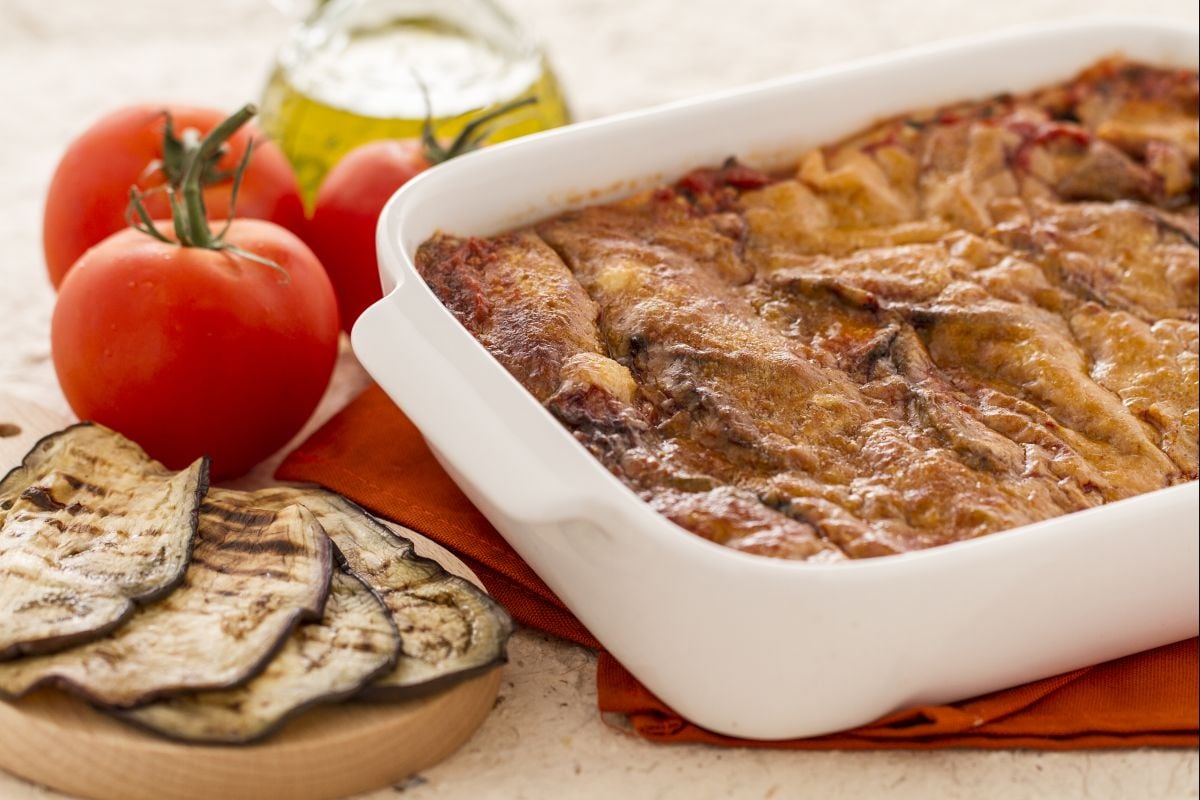 Gegrillte Auberginen Parmigiana