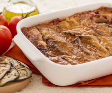 Gegrillte Auberginen Parmigiana