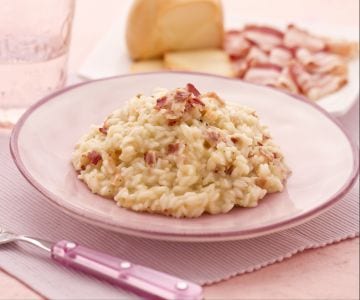 Geräucherter Risotto