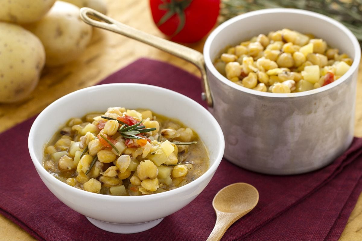 Linsenwicke-Suppe