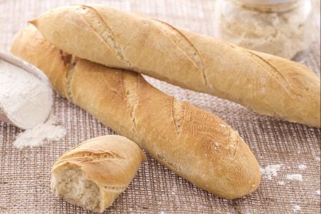 Baguette mit Sauerteig