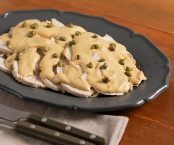 Putenbraten mit Thunfischsauce