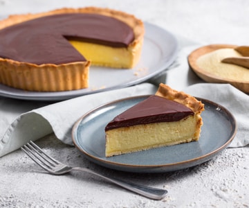 Grießkuchen mit Schokolade