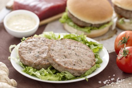 Thunfisch-Burger mit Orange und Ingwer