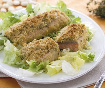 Im Ofen marinierter Lachs
