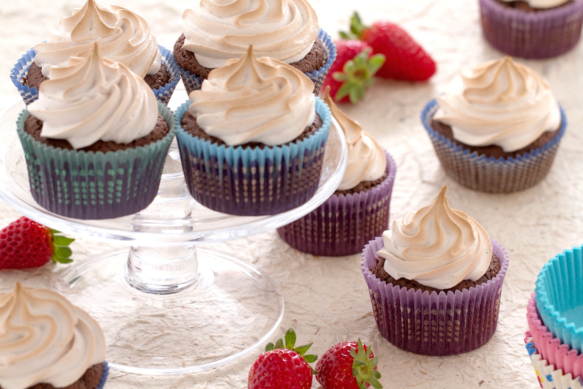 Cupcake Flamme mit Nesquik
