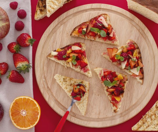 Früchtebruschetta