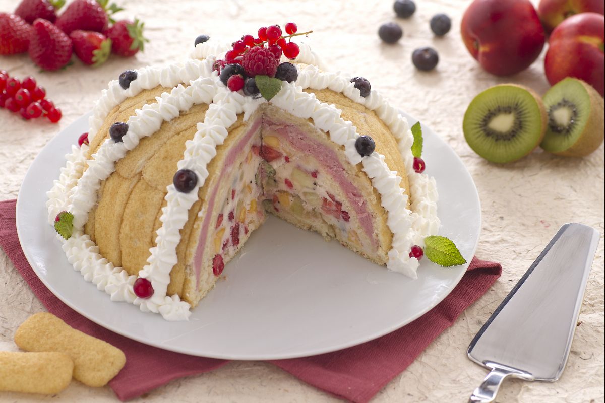 Zuccotto Pavesini Tuttifrutti