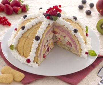 Zuccotto Pavesini Tuttifrutti