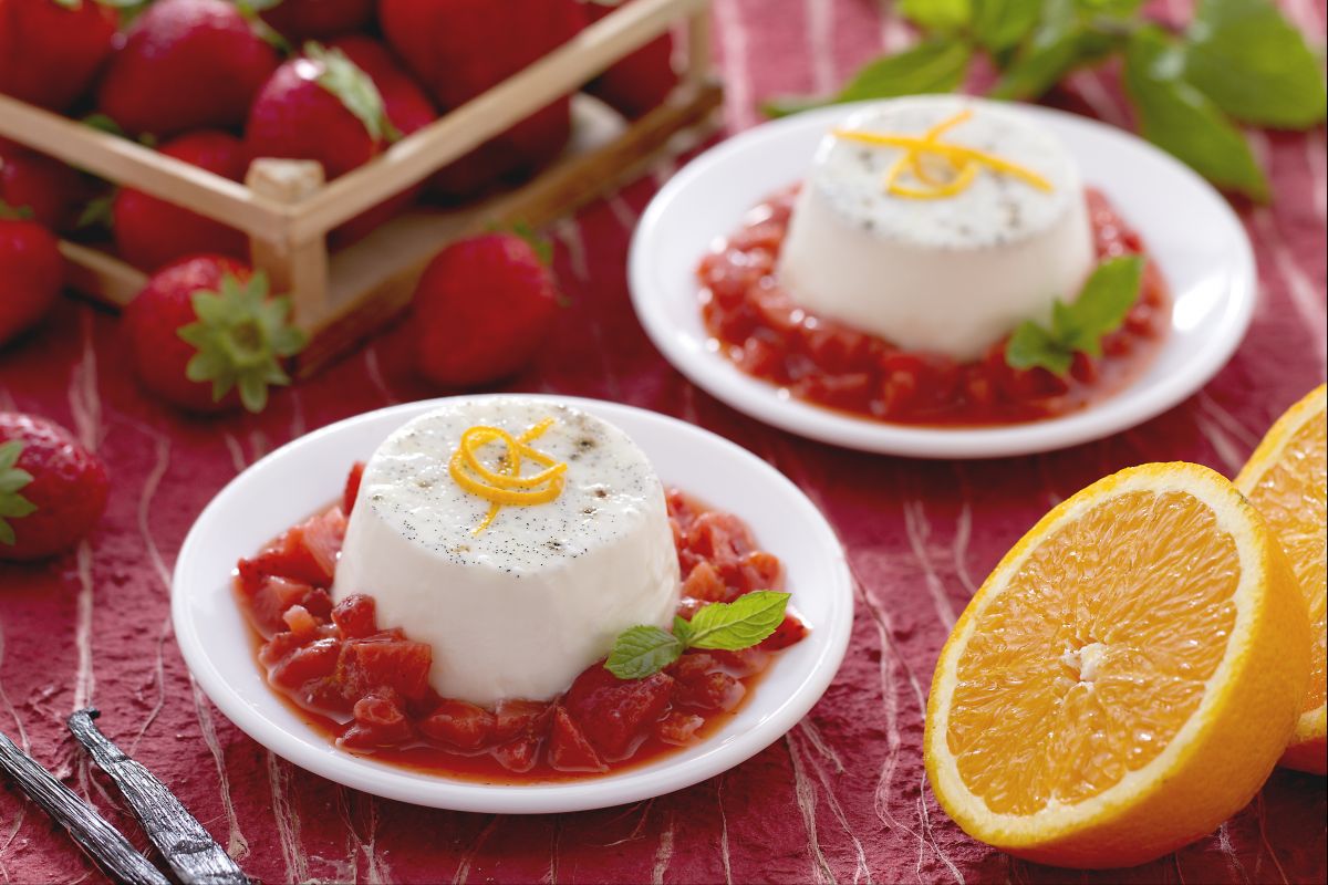 Panna cotta ohne Gelatine