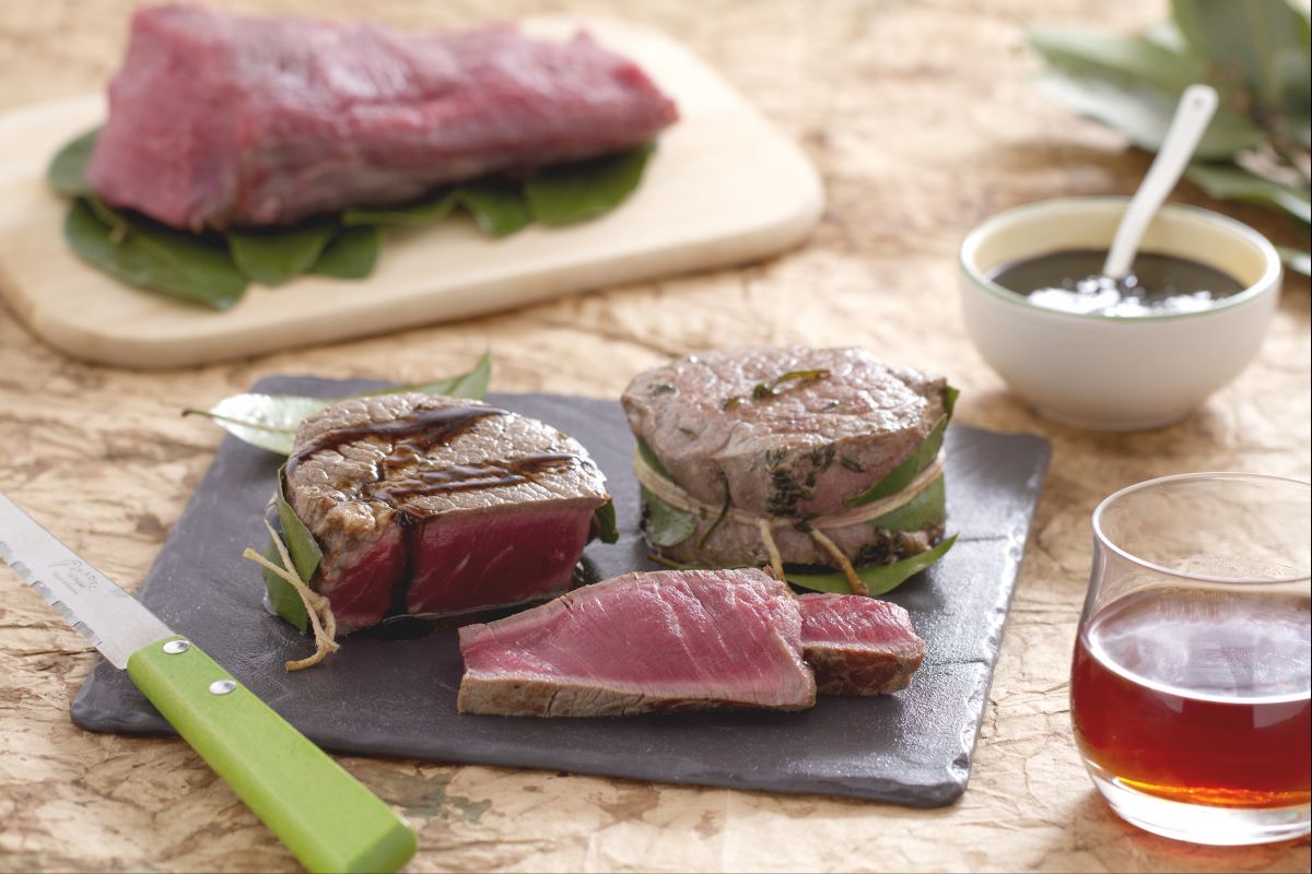 Filet mit Likörsauce