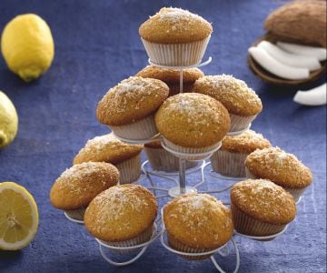 Kokosnuss- und Limoncello-Muffins