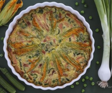Lachs-Clafoutis