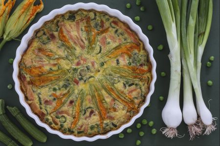 Lachs-Clafoutis