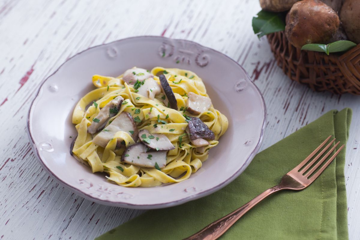 Tagliatelle mit Steinpilzen