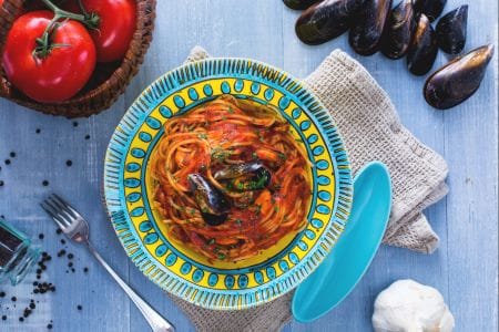 Spaghetti mit Miesmuscheln