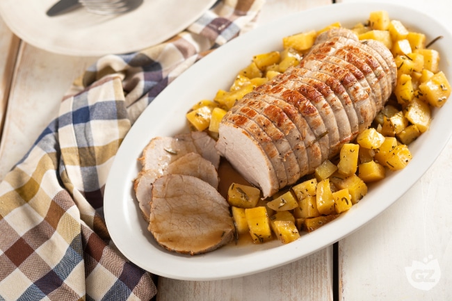 Im Ofen gebratene Kalbsbraten mit Kartoffeln - Italienische Rezepte von ...