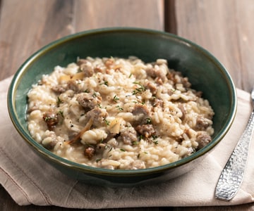 Risotto mit Wurst