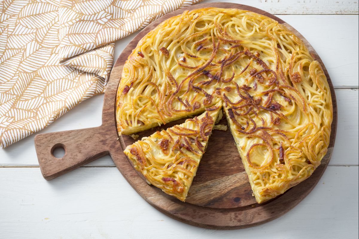 Spaghetti-Omelett