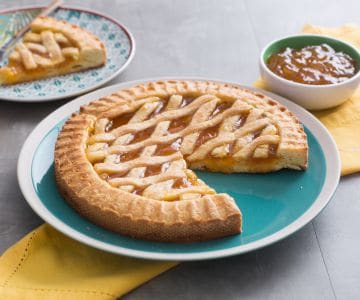 Aprikosenmarmelade-Kuchen