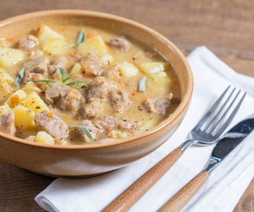 Kalbsgulasch mit Kartoffeln