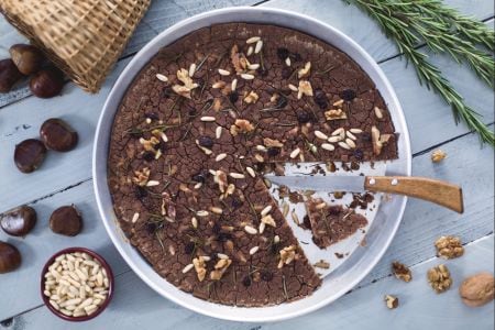 Kastanienkuchen nach toskanischer Art