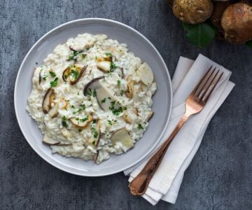 Risotto mit Steinpilzen