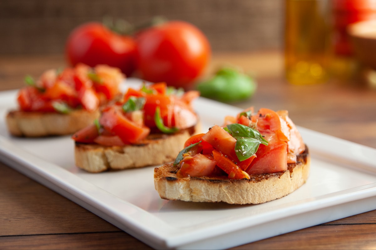 Bruschetta mit Tomaten