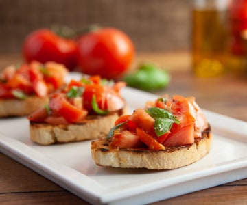 Bruschetta mit Tomaten
