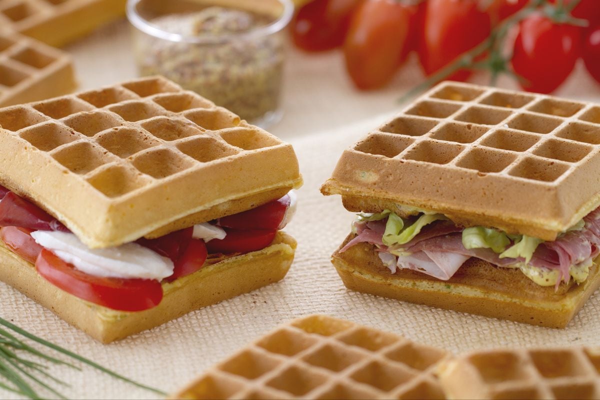 Waffel-Sandwich