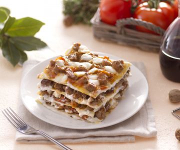 Lasagne mit Lammragout