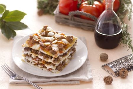 Lasagne mit Lammragout