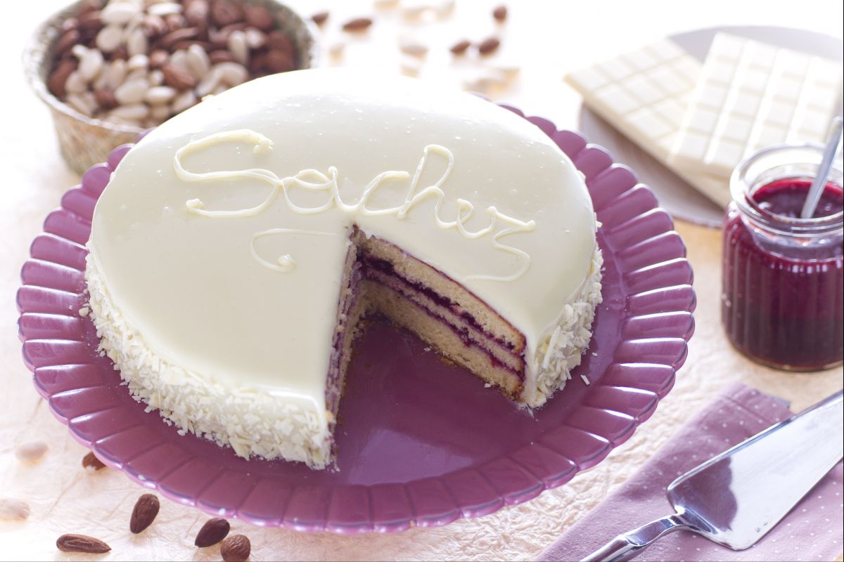 Weiße Schokoladen-Sacher